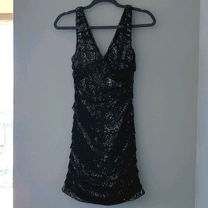 Sparkly sequin mini dress